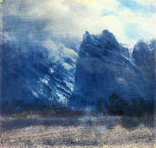 Albert Bierstadt The Wolf River, Kansas Spain oil painting art